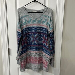 Cozy Multicolor Knit Sweater